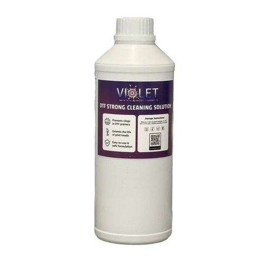 Cleaning Solution Cleaning Kit Fluid Printhead Cleaner Unclog for DTF DTG Printers - Violet DTF Transfers