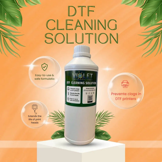 DTF Cleaning Solutions and Supplies: The Key to Long-Lasting Print Quality - Violet DTF Transfers