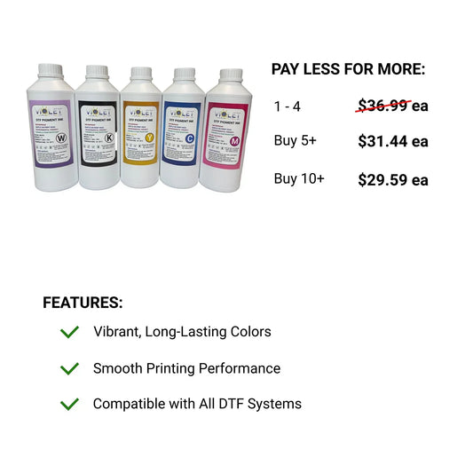 Premium DTF Ink - Violet DTF Transfers