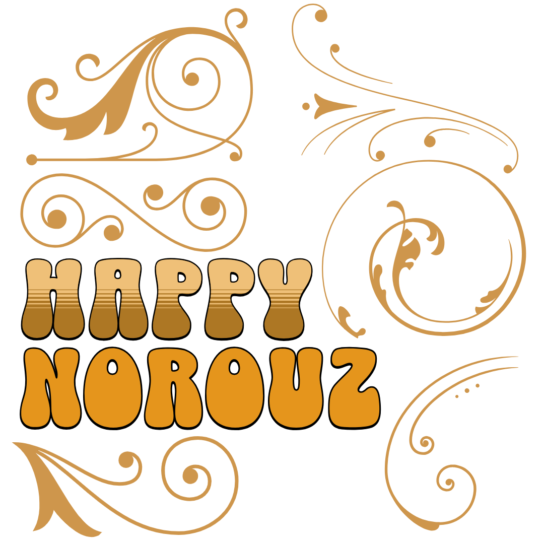Happy Nowruz – Elegant Gold Edition DTF Transfer