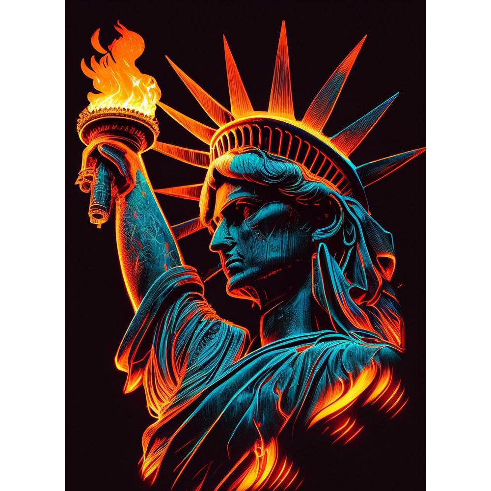 Statue of Liberty - Ready to Press - Violet DTF Transfers