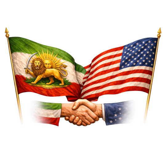 Iran & USA Unity – Matching DTF Transfers