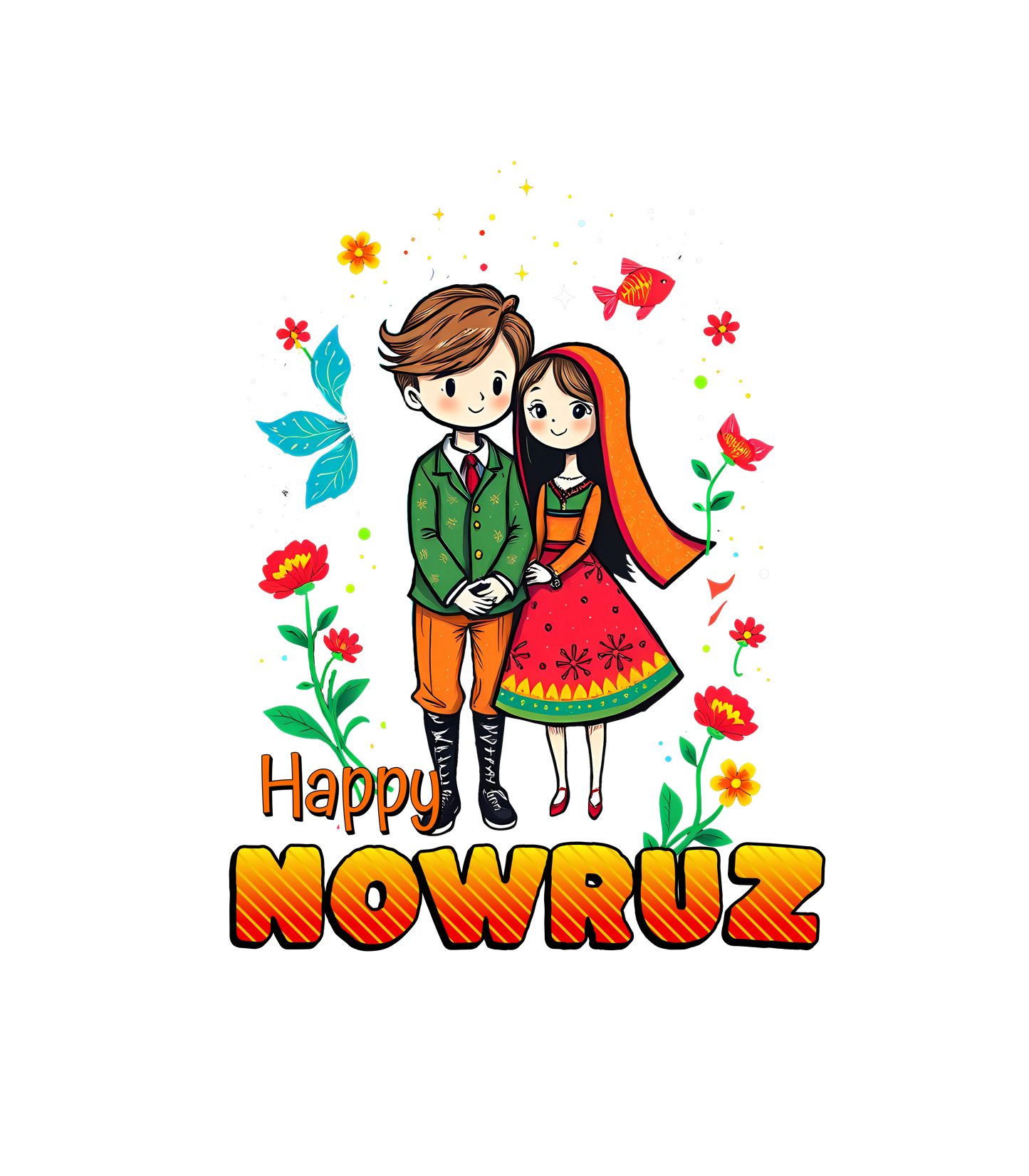 Happy Nowruz – Kids & Family DTF Transfer