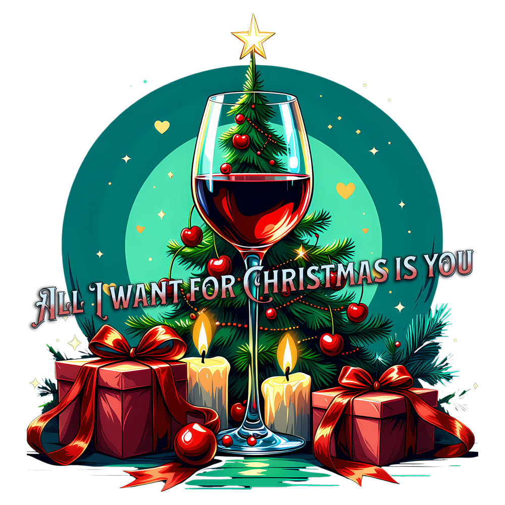 All I Want For Christmas is You - Ready to Press - Violet DTF Transfers