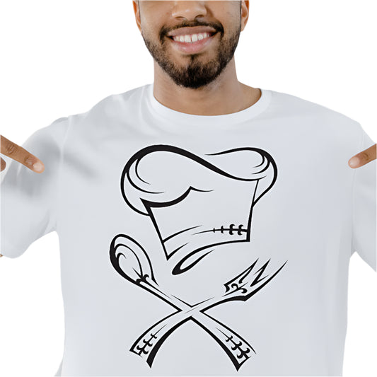 Chef Mushroom Hat - Ready to Press - Violet DTF Transfers