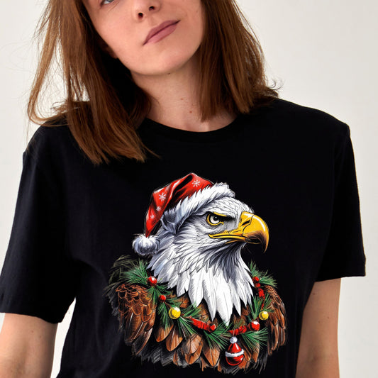 Christmas Eagle - Ready to Press - Violet DTF Transfers