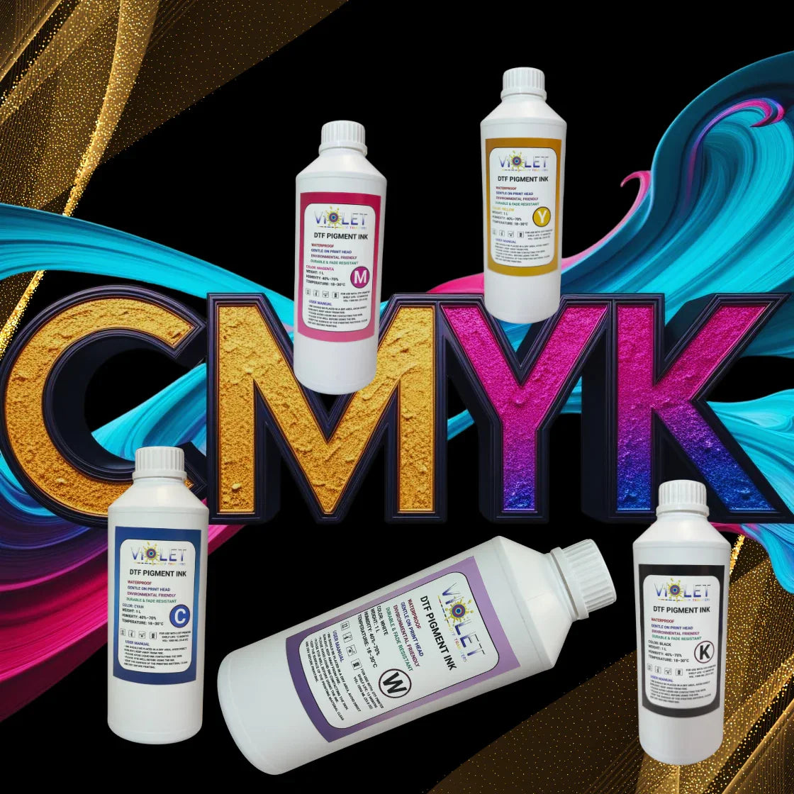 Premium DTF Ink - Violet DTF Transfers