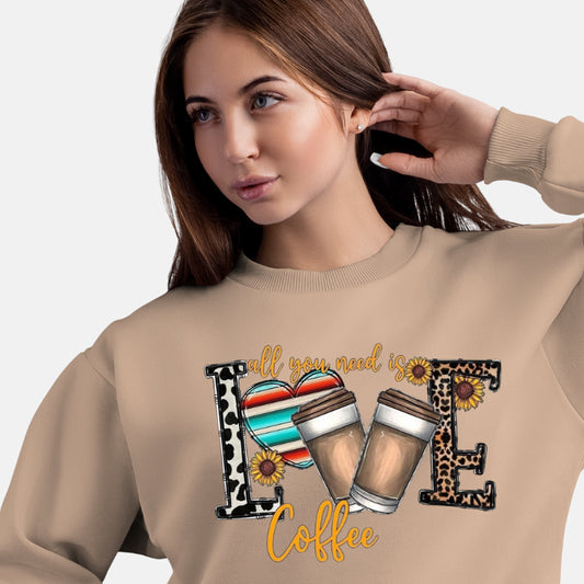 Coffee Love - Ready to Press - Violet DTF Transfers