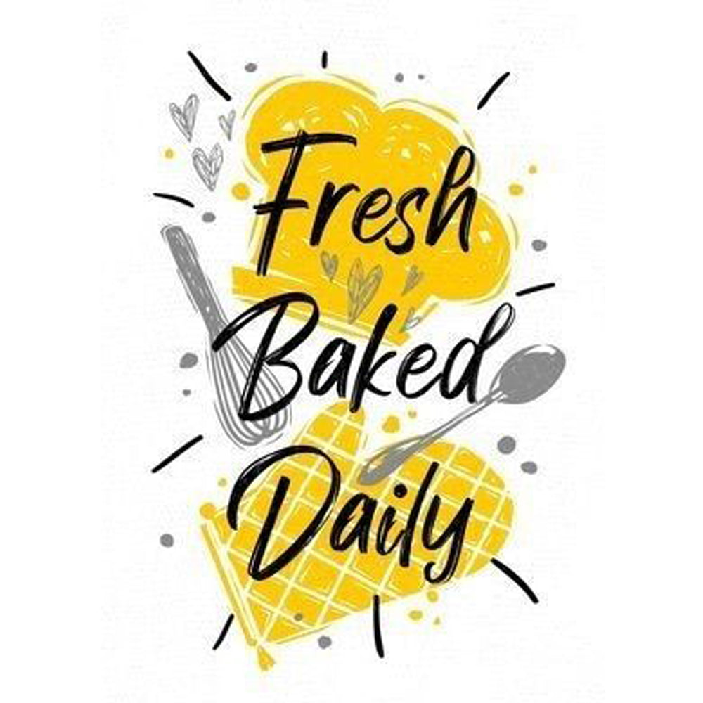 Fresh Baked Daily - Ready to Press - Violet DTF Transfers