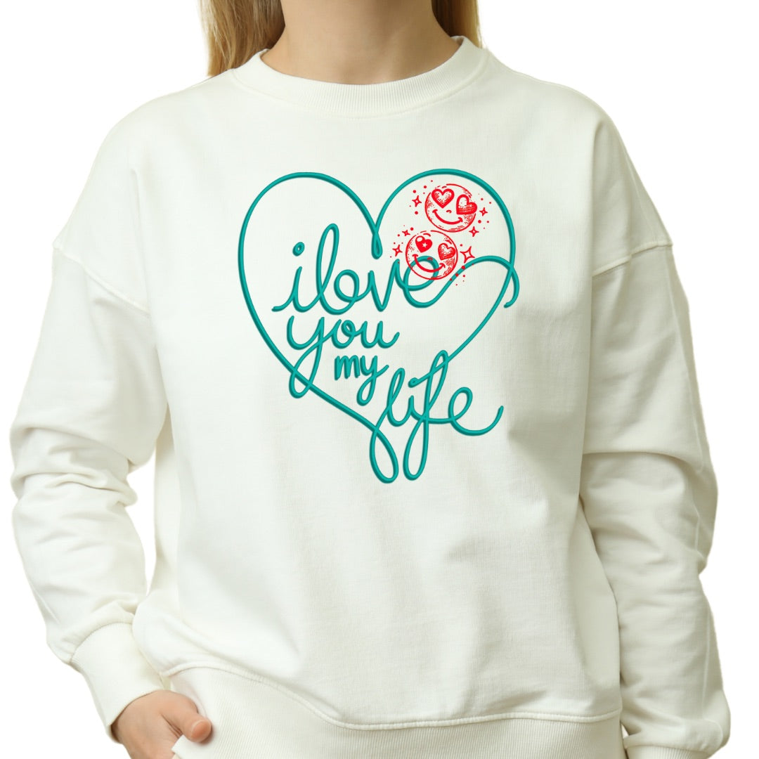 I love you- Ready to Press - Violet DTF Transfers