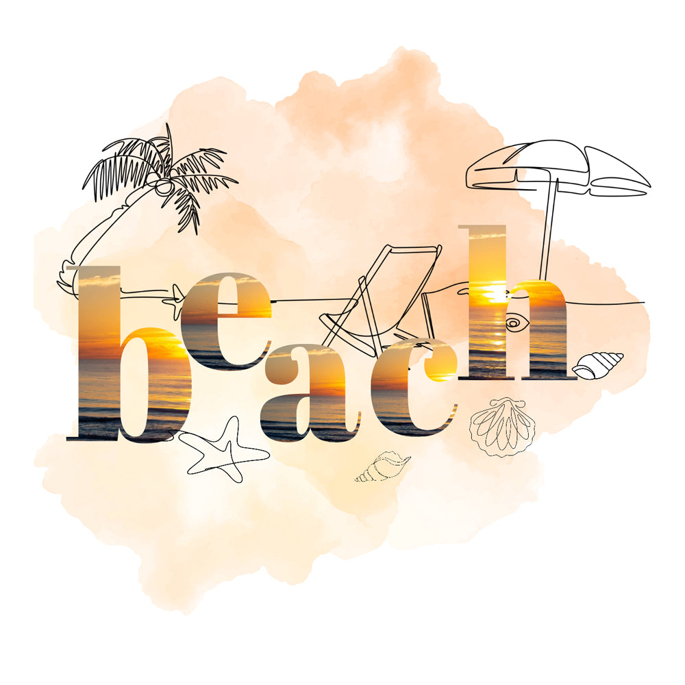 Gold Beach - Ready to Press - Violet DTF Transfers