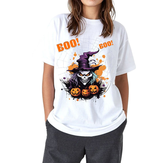 Evil Witch Skull Halloween Design – Spooky Jack-O’-Lanterns & Web Graphic