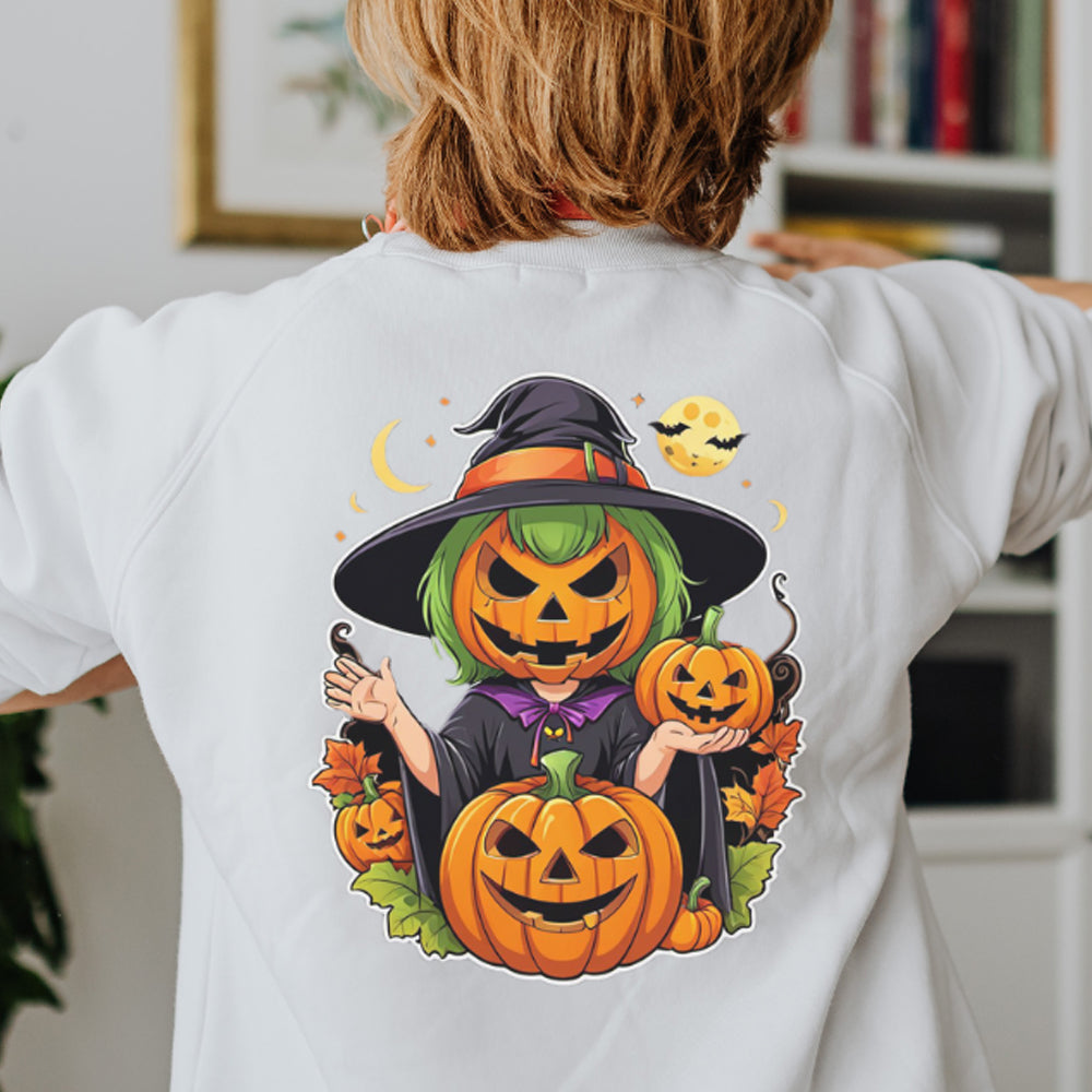 Halloween Pumpkin - Ready to Press - Violet DTF Transfers