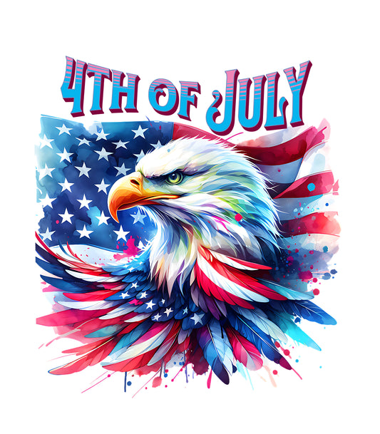 American Eagle - Ready to Press - Violet DTF Transfers