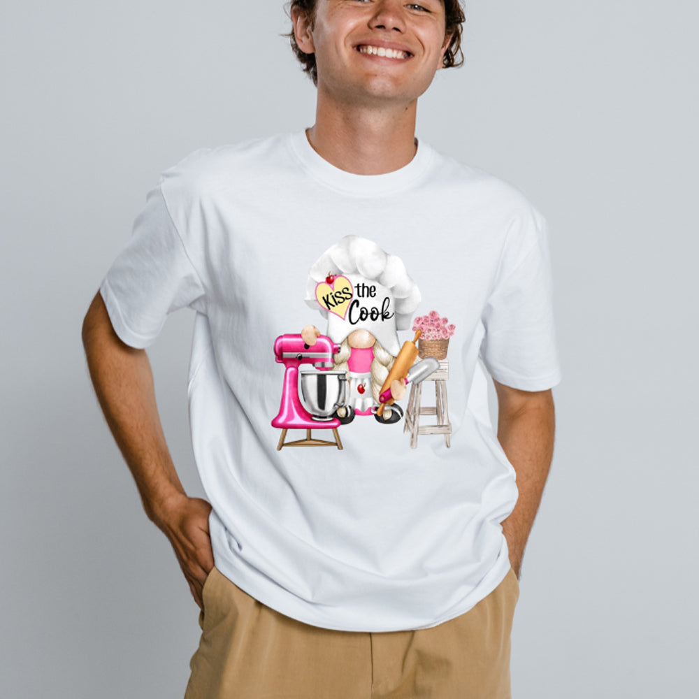 Kiss The Cook - Ready to Press - Violet DTF Transfers