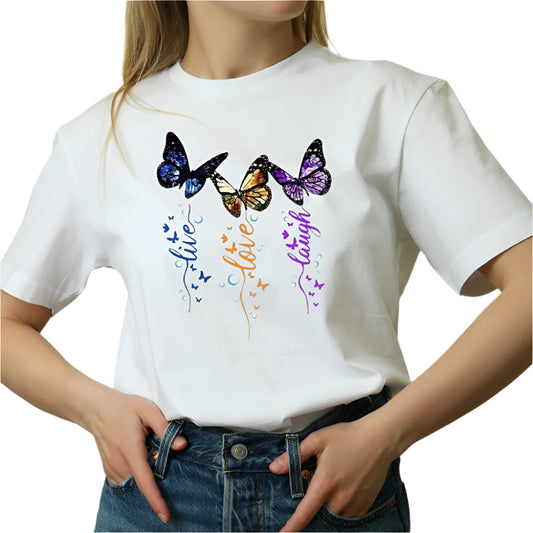 Live Love Laugh - Ready to Press - Violet DTF Transfers