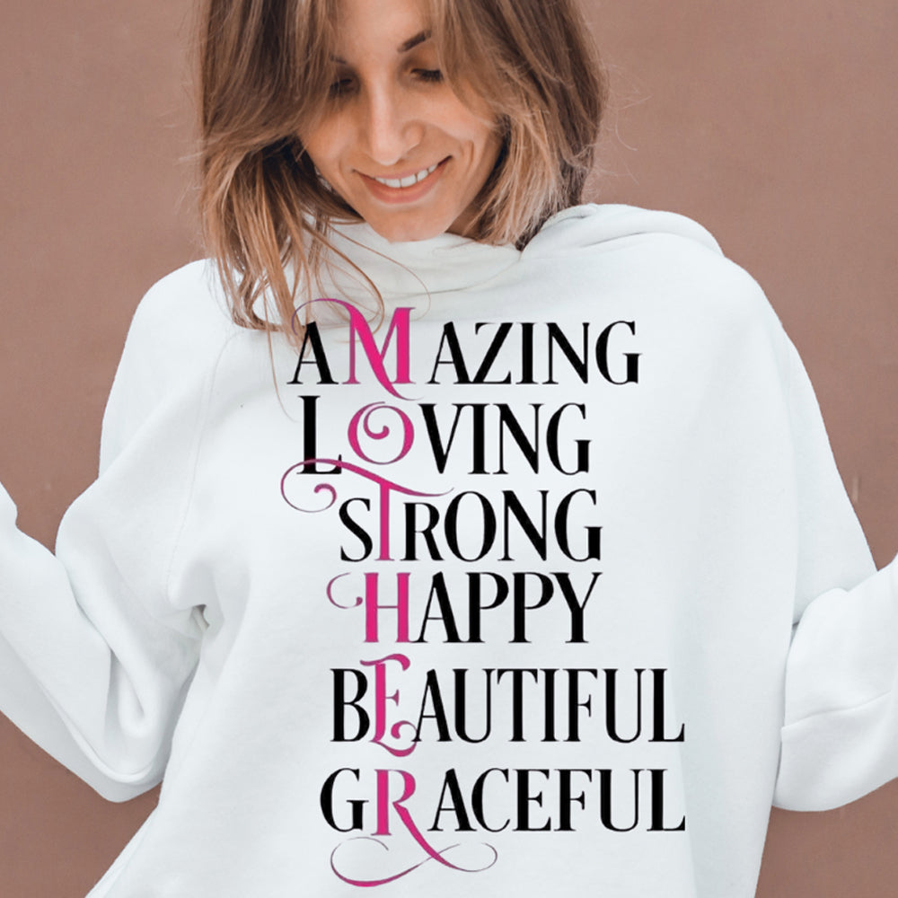 Mother Acrostic - Ready to Press - Violet DTF Transfers