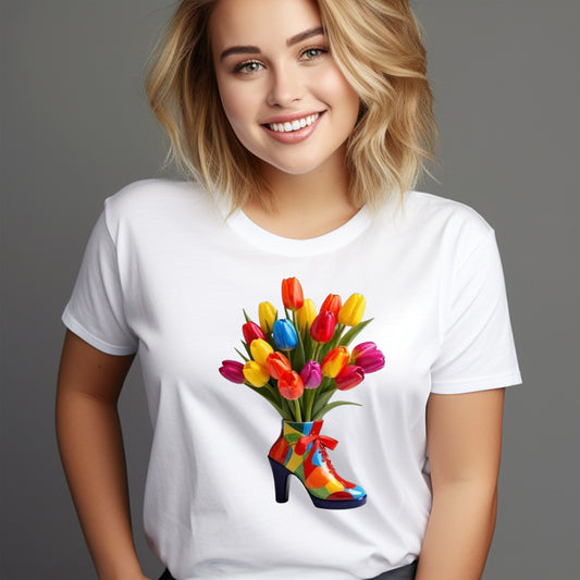 Spring Flower - Ready to Press - Violet DTF Transfers