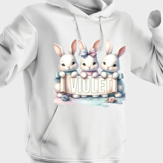 Violet Rabbits - Ready to Press - Violet DTF Transfers