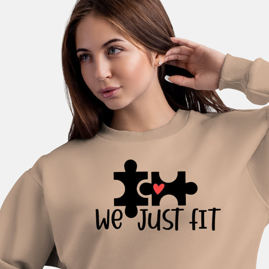 We Just Fit - Ready to Press - Violet DTF Transfers