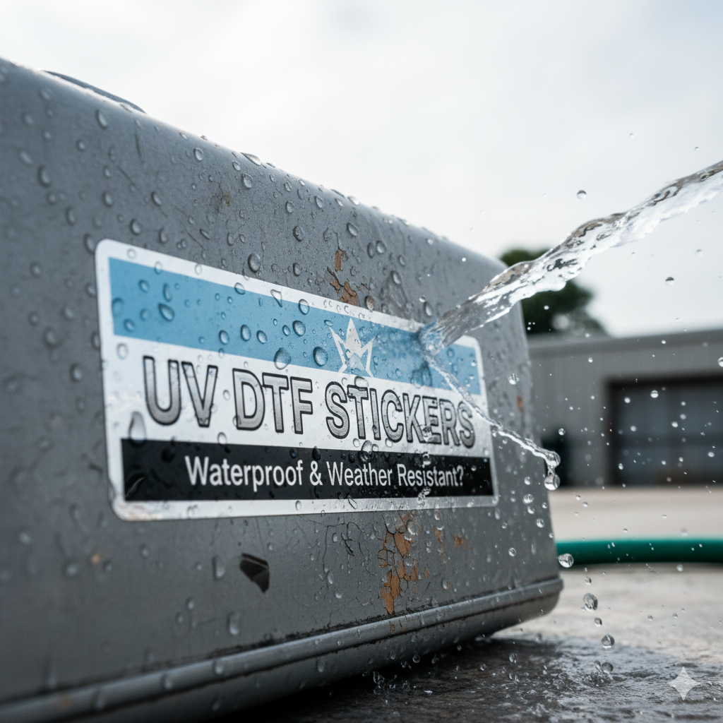 Are UV DTF Stickers Waterproof and Weather Resistant?