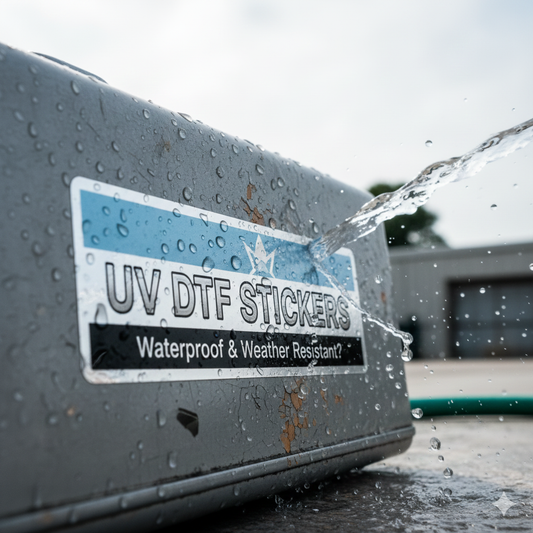 Are UV DTF Stickers Waterproof and Weather Resistant?