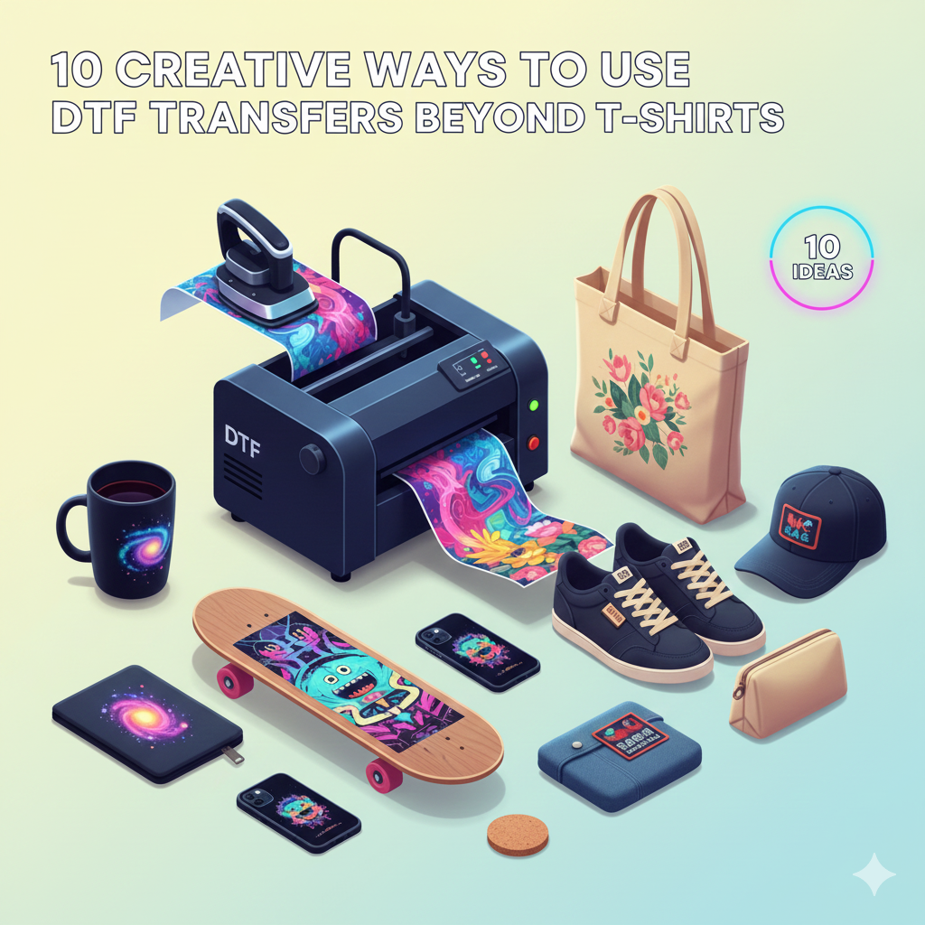 10 Creative Ways to Use DTF Transfers Beyond T-Shirts