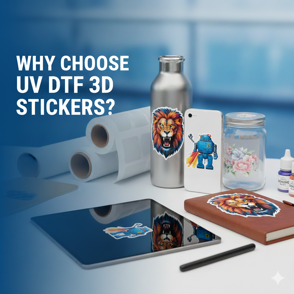 Why Choose UV DTF 3D Stickers? Top Advantages and Uses