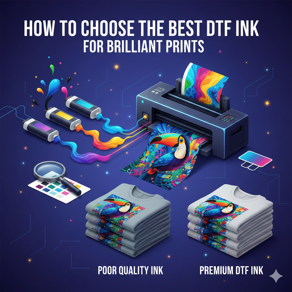 How to Choose the Best DTF Ink for Vibrant Prints
