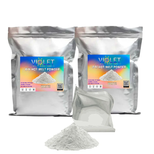 DTF Station Color Prime Hot Melt Adhesive Powder for DTF - Violet DTF Transfers