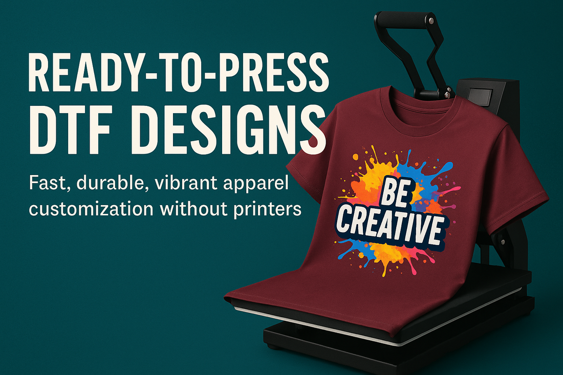 Unlock Creativity With Ready-to-Press DTF Designs