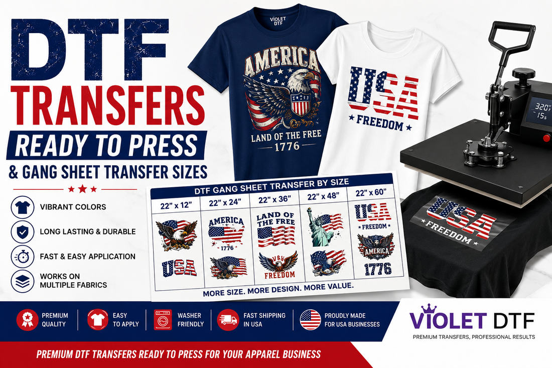 dtf transfers ready to press