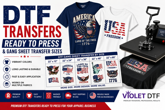dtf transfers ready to press