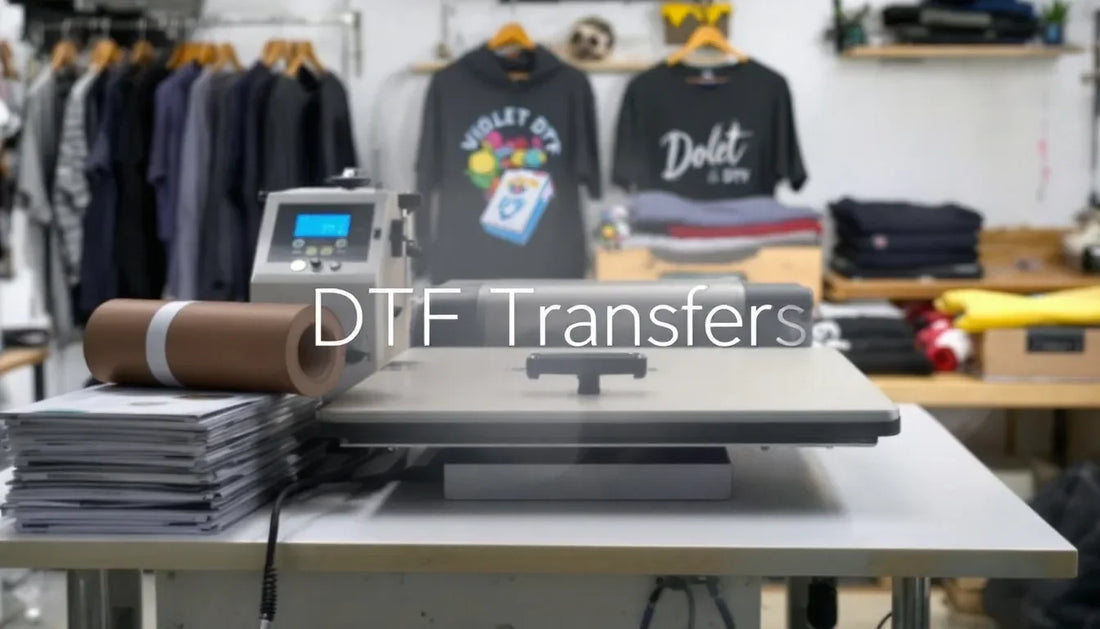 Heat Press for DTF Transfers - Violet DTF Transfers