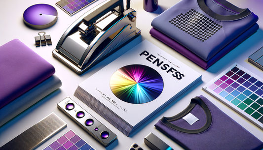 vibrant dtf transfer sheets with heat press on clean modern workspace