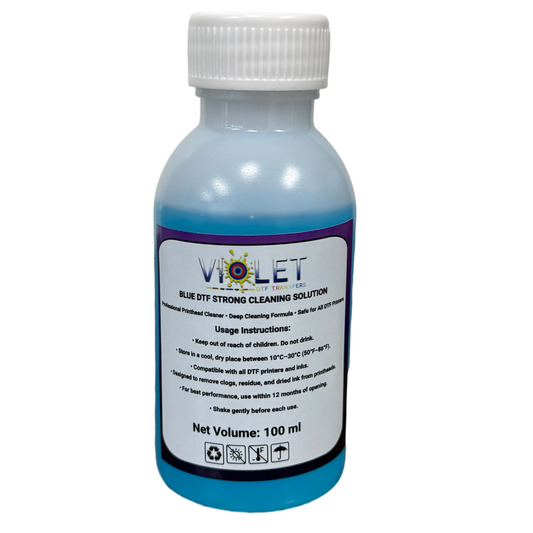 DTF Blue Strong Printhead Cleaning Solution 100ML