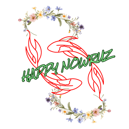 Happy Nowruz – Floral Fire DTF Transfer