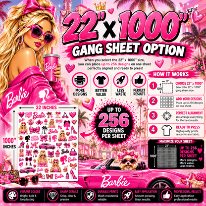 Online DTF Gang Sheet Builder Auto Gang Sheet Layout  Same Day Shipping  Violet DTF