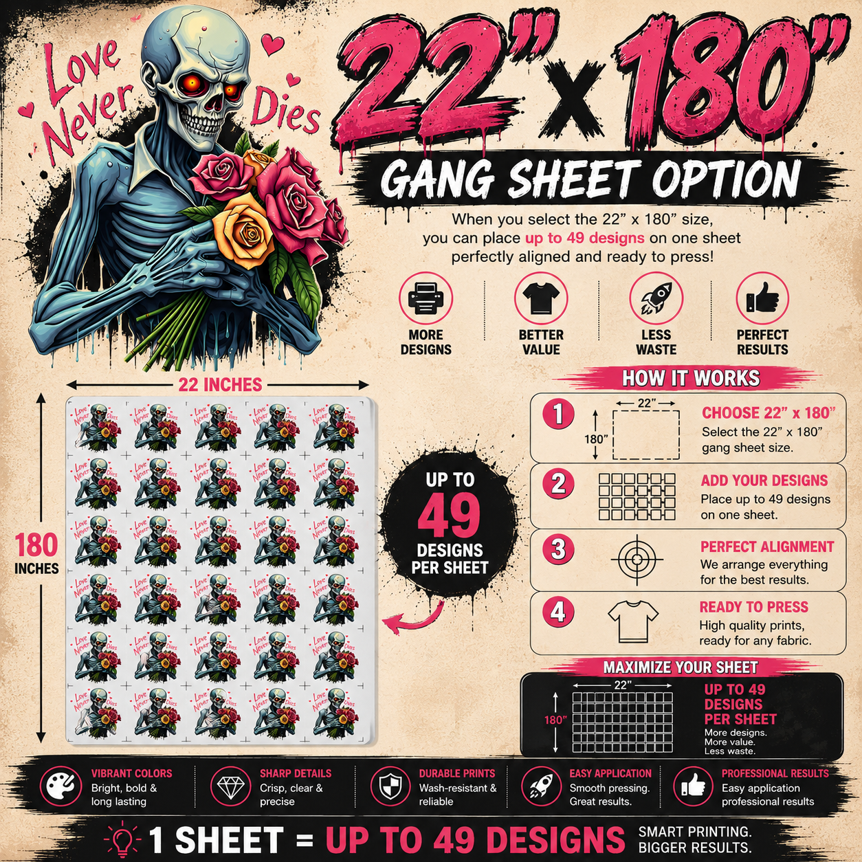 Online DTF Gang Sheet Builder Auto Gang Sheet Layout  Same Day Shipping  Violet DTF