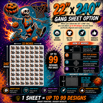 Online DTF Gang Sheet Builder Auto Gang Sheet Layout  Same Day Shipping  Violet DTF