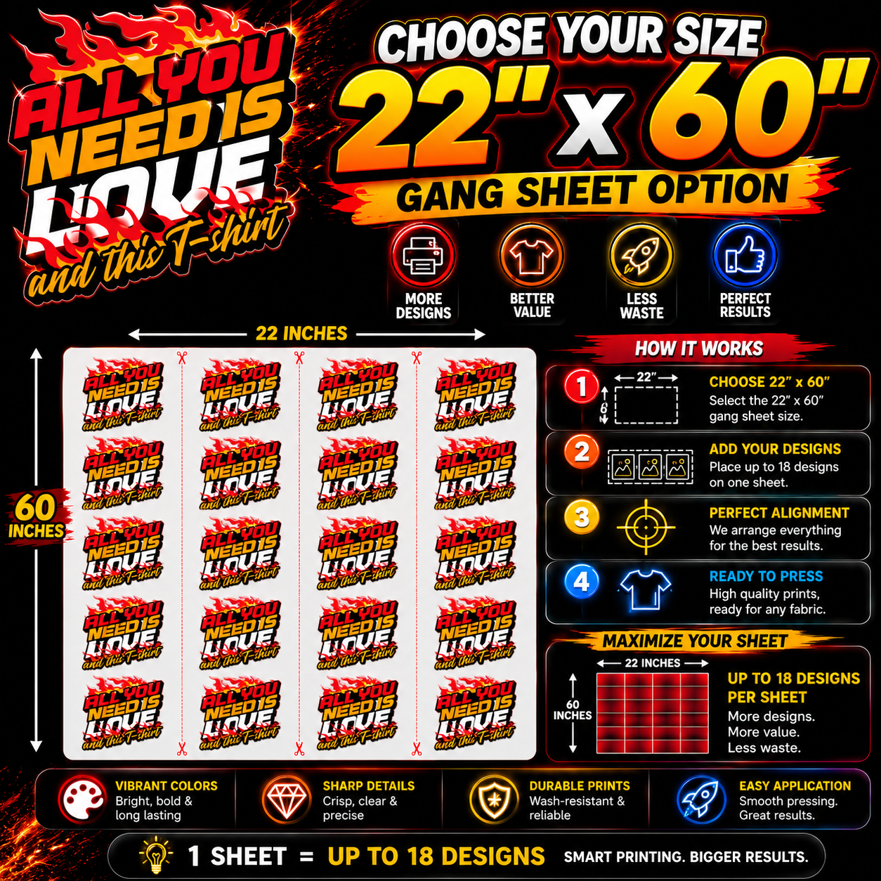 Online DTF Gang Sheet Builder Auto Gang Sheet Layout  Same Day Shipping  Violet DTF