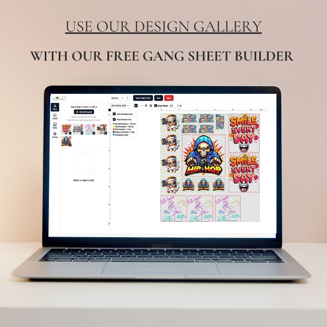 DTF Gang Sheet Online Builder