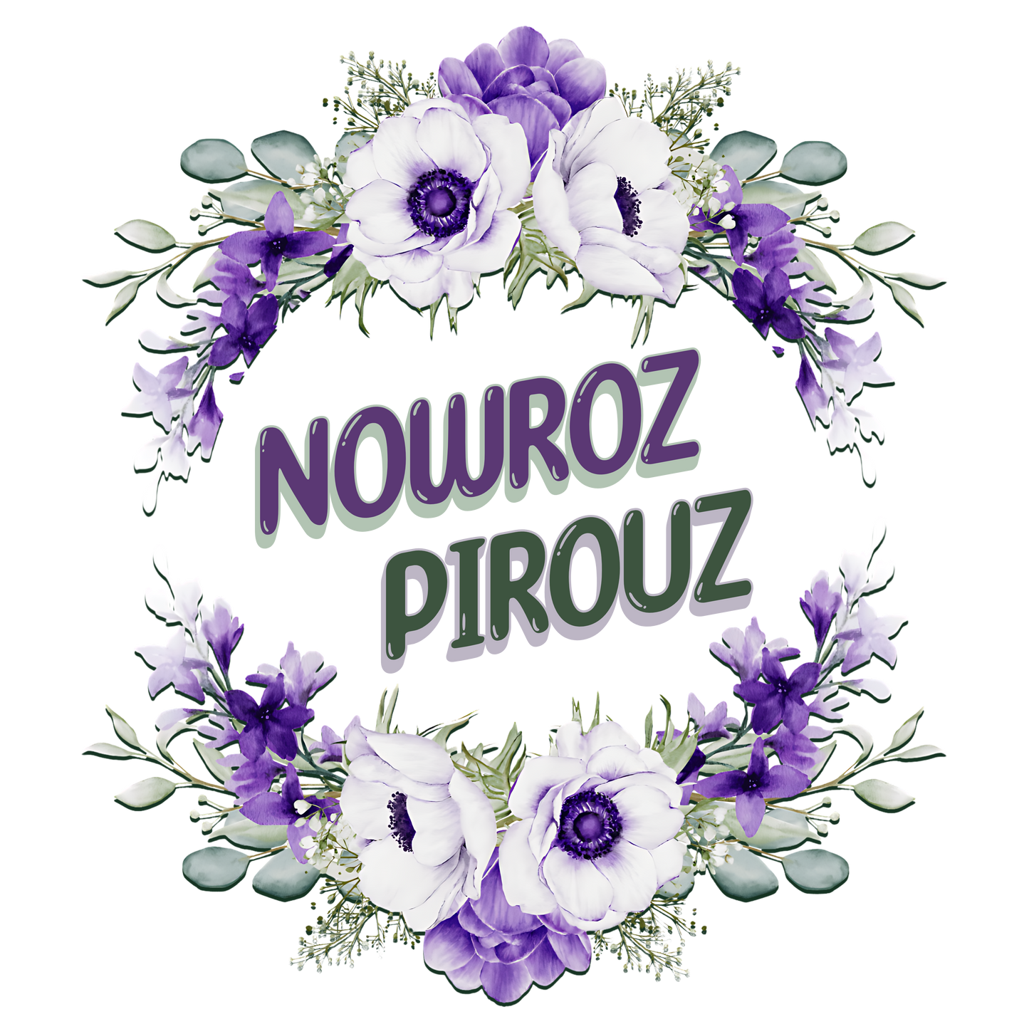 Nowroz Pirouz – Floral Spring DTF Transfer