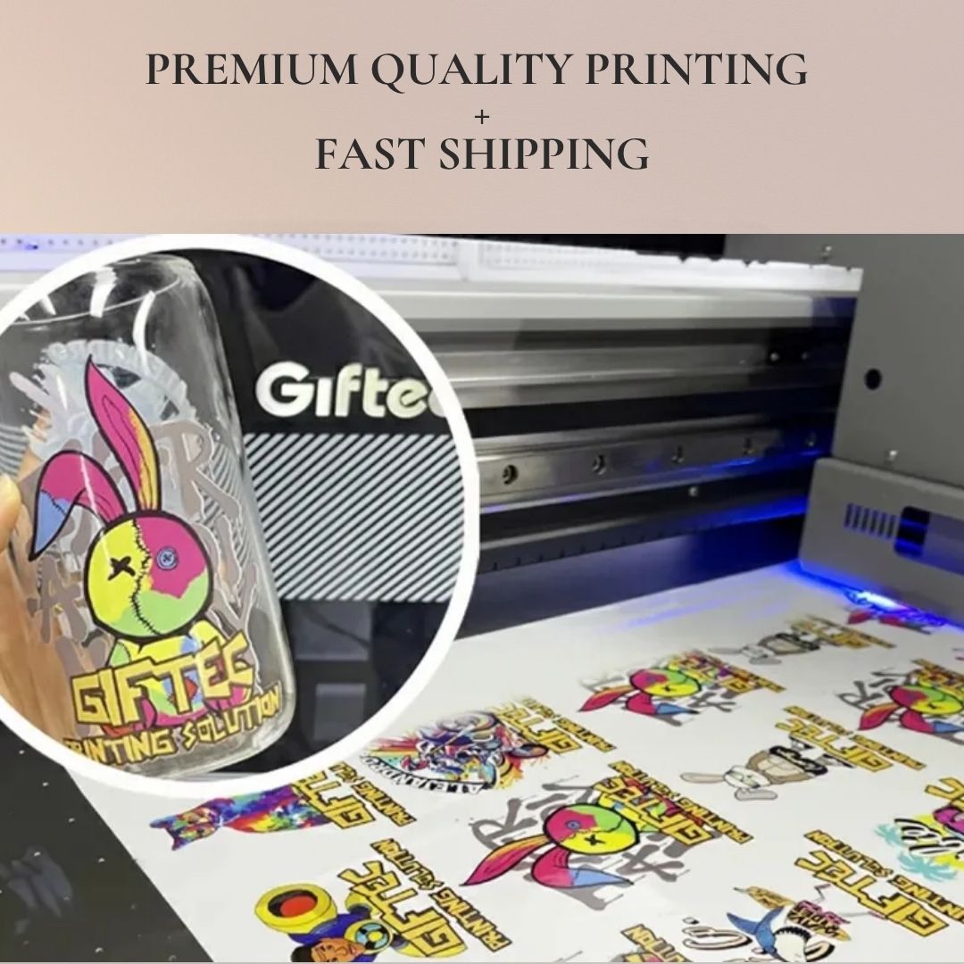 UV DTF 3D Stickers – Online Gang Sheet Builder - Violet DTF Transfers