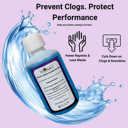 DTF Blue Strong Printhead Cleaning Solution 500 ML