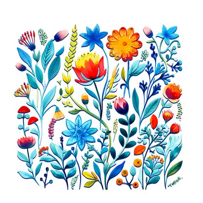 Spring Garden – Floral DTF Transfer