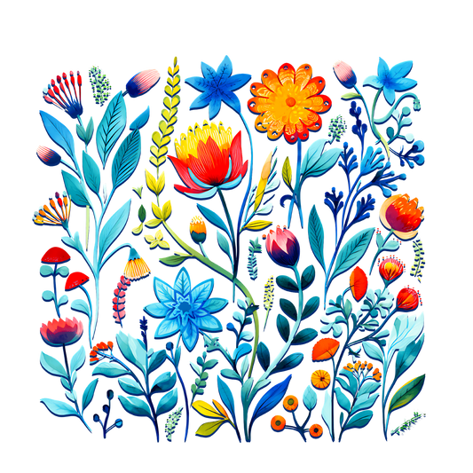 Spring Garden – Floral DTF Transfer