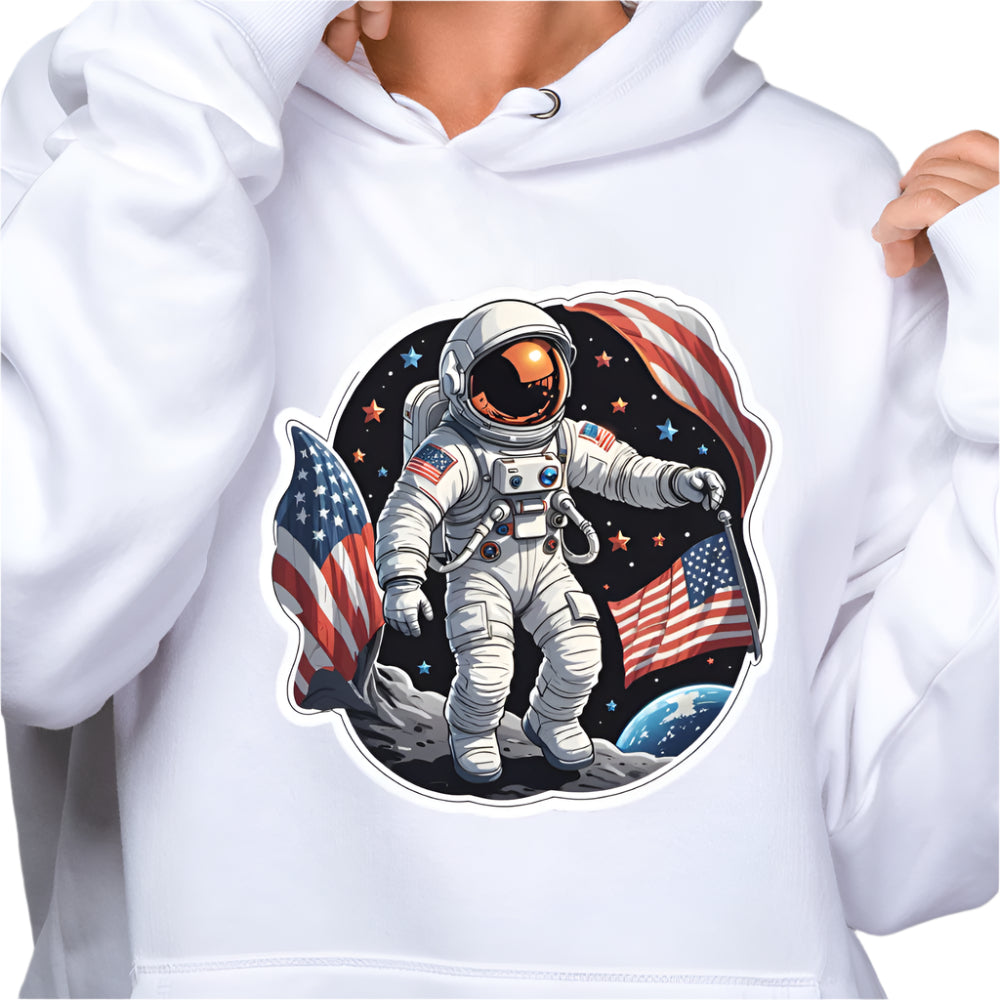 Astronaut - Ready to Press - Violet DTF Transfers