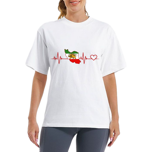 Iran Heartbeat – Love for Persia DTF Transfer