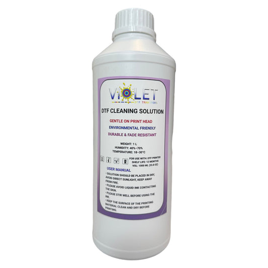 DTF Cleaning Solution - Violet DTF Transfers
